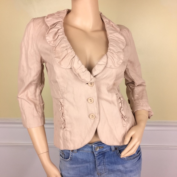 CAbi Jackets & Blazers - Cabi Women’s Pink Size 6 Boho Jacket Blazer